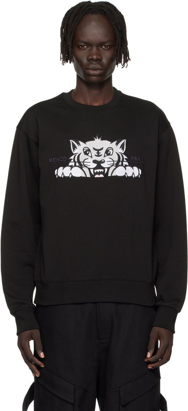 Sweatshirt KENZO Kenzo 'Happy Tiger' Sweatshirt Sort | FF65SW2654MF, 0