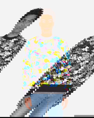 Sweater BAPE Multi Camo Crewneck Sort | 1G80 113 017 BLACK, 2