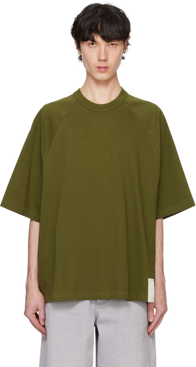 T-shirt Bottega Veneta Pima Cotton Jersey T-Shirt Grøn | 804279 V4N50 1352