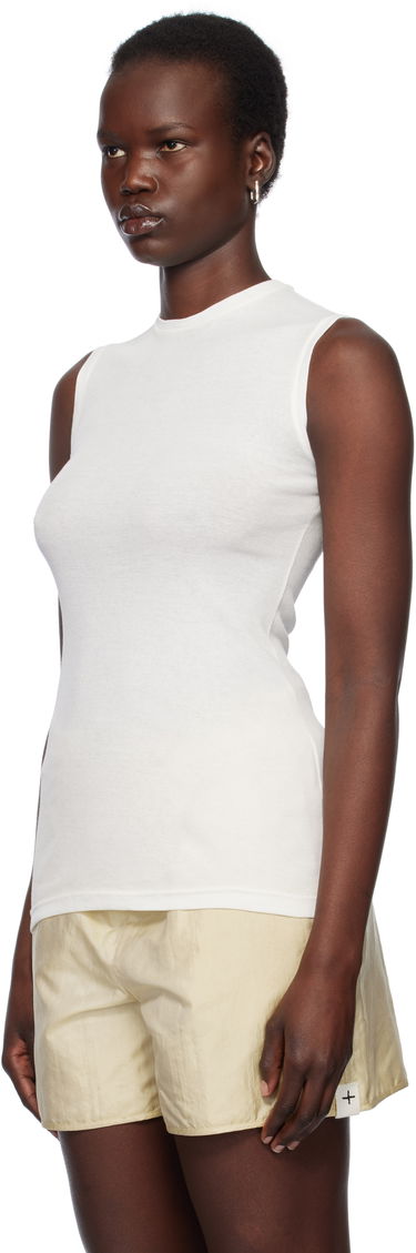 Tanktop Jil Sander Jil Sander 3 Layers Tank Top Hvid | J40FV0106_JTN356, 3