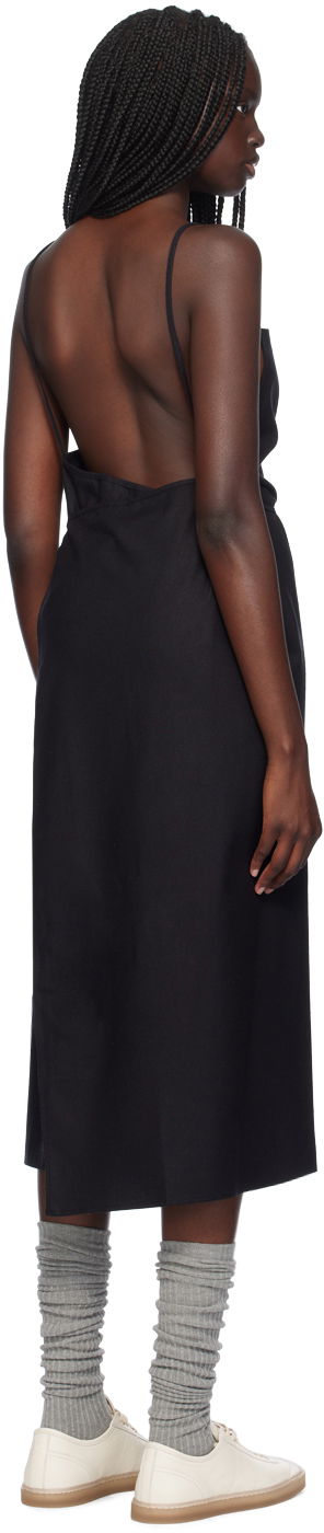 Kjole Baserange Yumi Apron Midi Dress Sort | DRYU-WS-000, 2