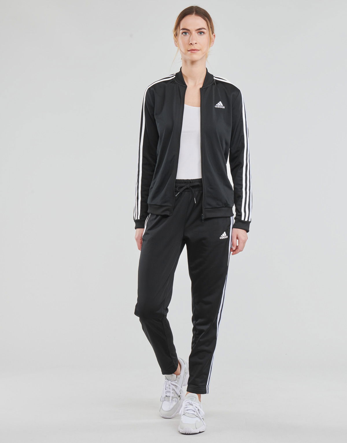 Træningsdragt adidas Originals 3S Tracksuit Sort | IJ8781=GM5534, 1