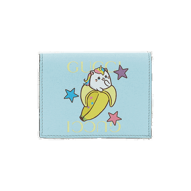 Tegnebog Gucci Bananya Card Case Blå | 701009 U23AG 4373, 0