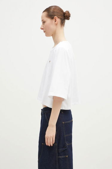Crop top Fiorucci Angel Cropped T-Shirt Hvid | W01FPTSH106CJ01WH01, 1