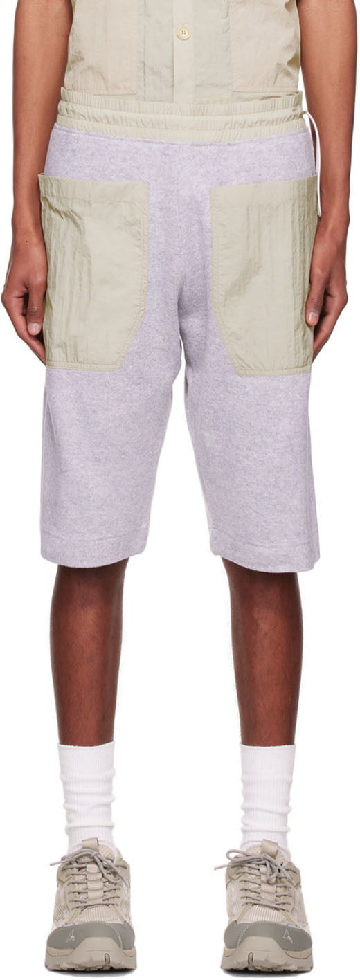 Shorts Ranra Cotton Panel Shorts Grå | AMSS22SH012590020002