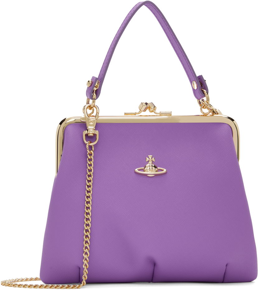 Håndtaske Vivienne Westwood Granny Frame Bag Lilla | 4B010007W-S000B-