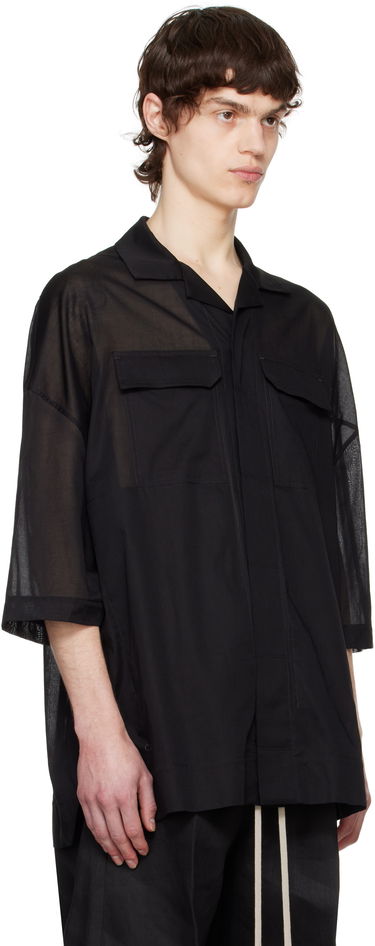 Skjorte Rick Owens Rick Owens Hollywood Magnum Tommy Shirt Beige | RU01E5298 CV, 4