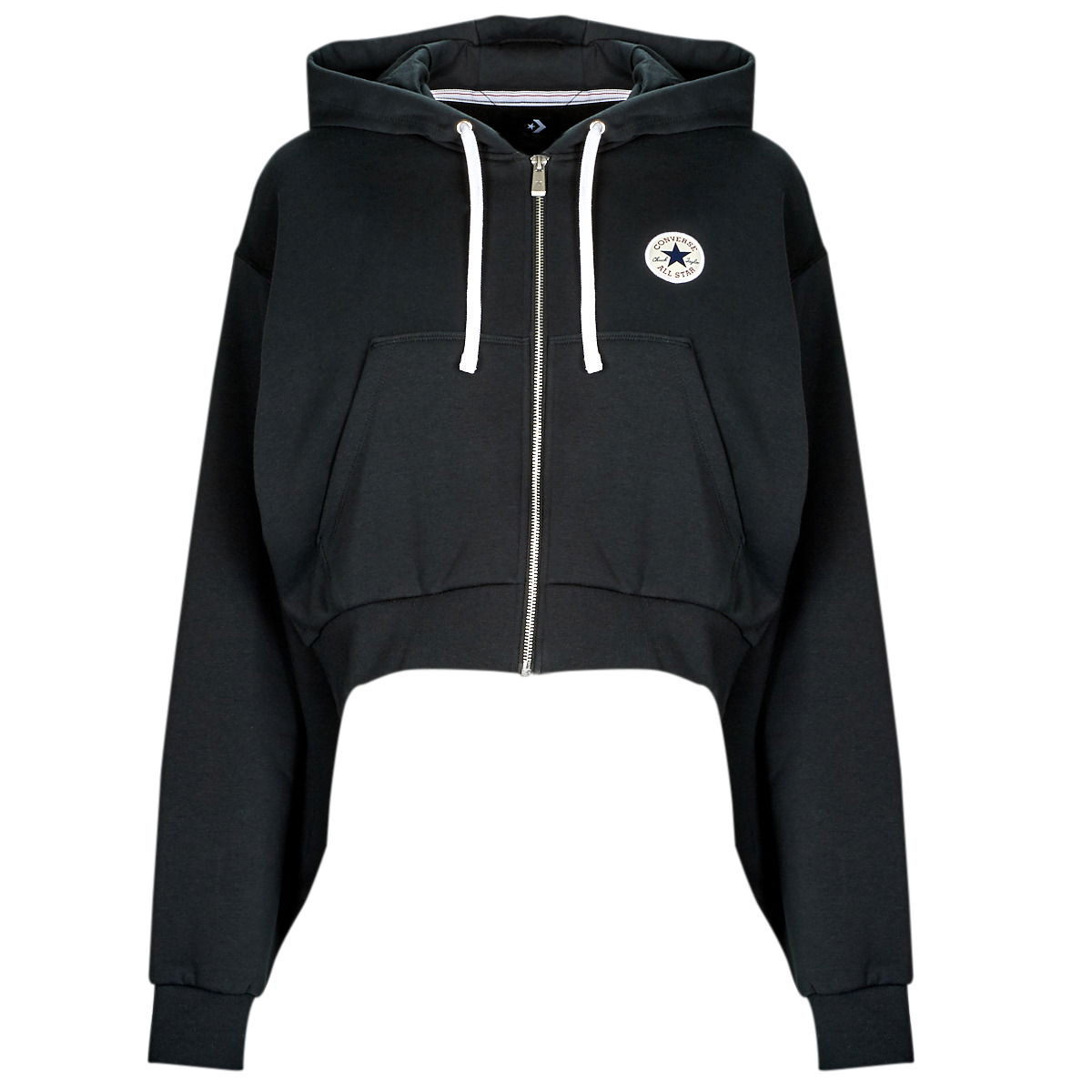 Sweatshirt Converse Retro Chuck Hoodie Sort | 10025888-A01, 0