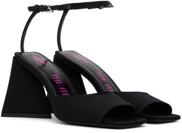 Tøj The Attico Attico Piper Heeled Sandals Sort | 231WS599 V015, 3