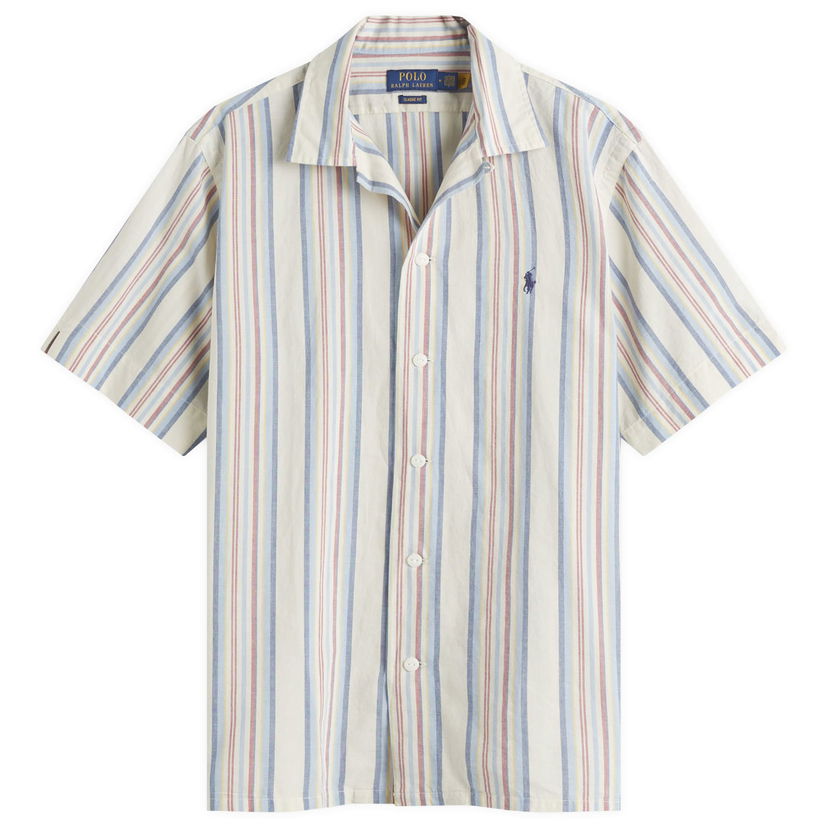 Skjorte Polo by Ralph Lauren Ralph Lauren Classic Fit Stripe Vacation Shirt Beige | 710965813001
