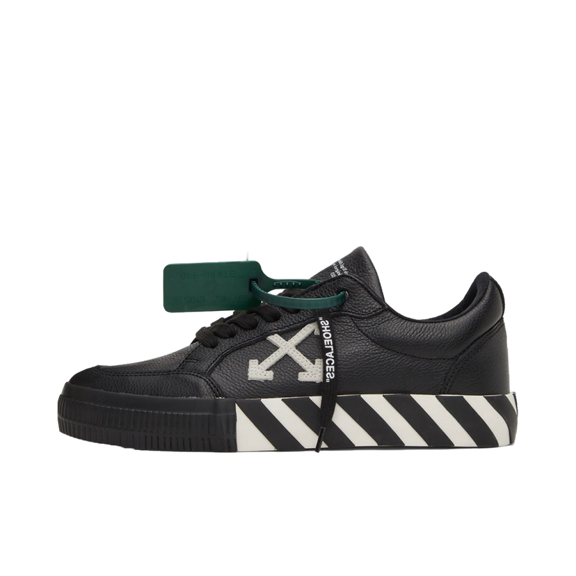 Sneakers og sko Off-White Low Vulcanized "Black & White" Sort | OMIA085C99LEA0011001