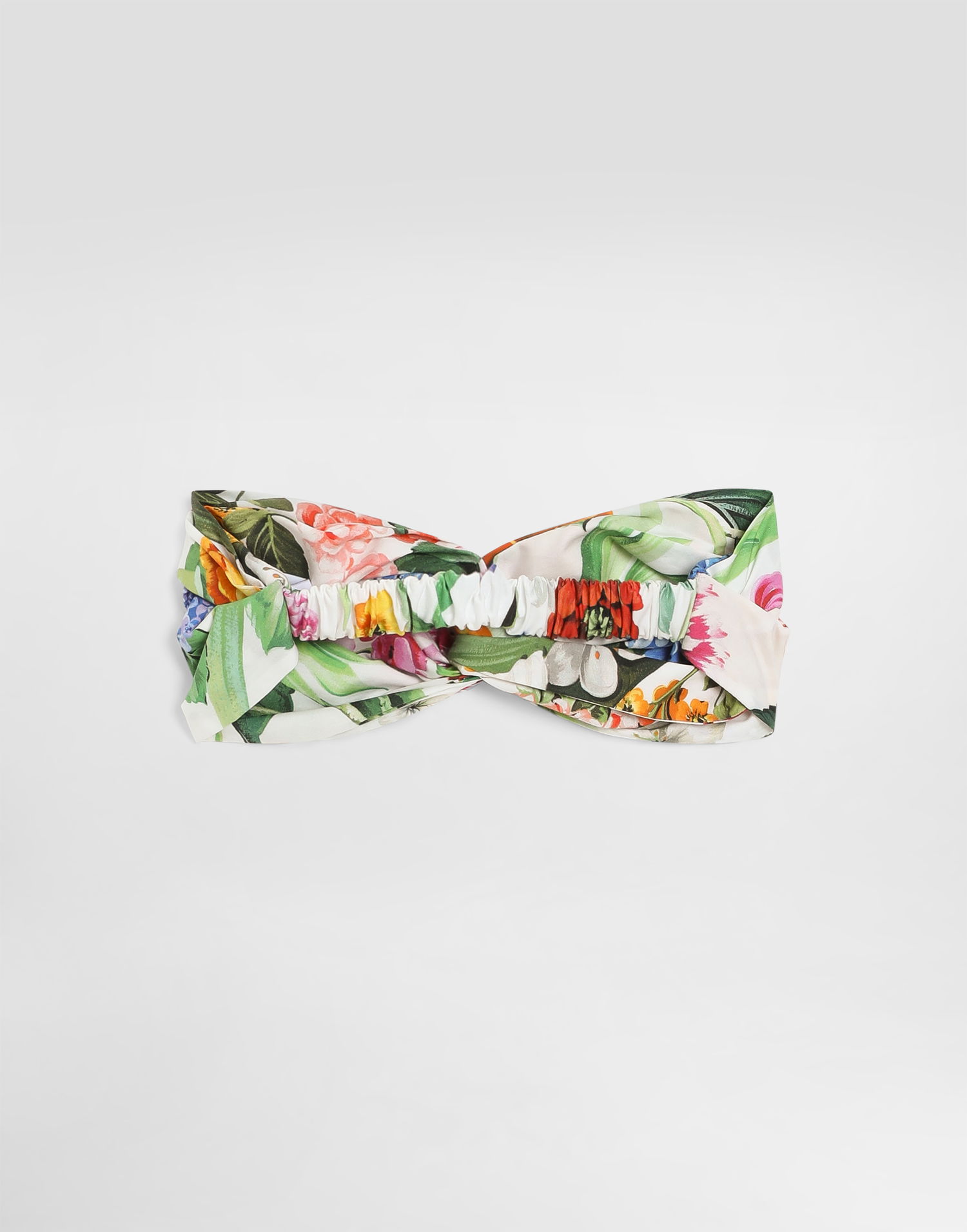 Tilbehør Dolce & Gabbana Dolce & Gabbana Poplin Twist Headband with Floral Print Flerfarvet | LB5H09HS5S5HA5KU, 1
