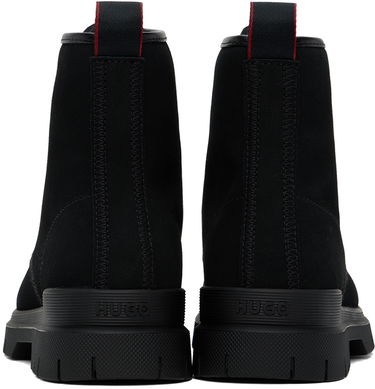 Tøj BOSS Hugo Embossed Boots Sort | 50522981, 1