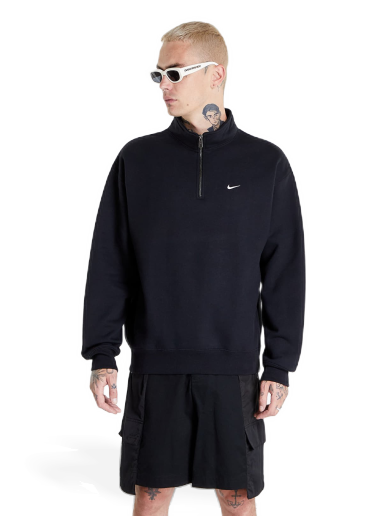 Sweatshirt Nike Solo Swoosh1/4-Zip Top Sort | DQ5209-010