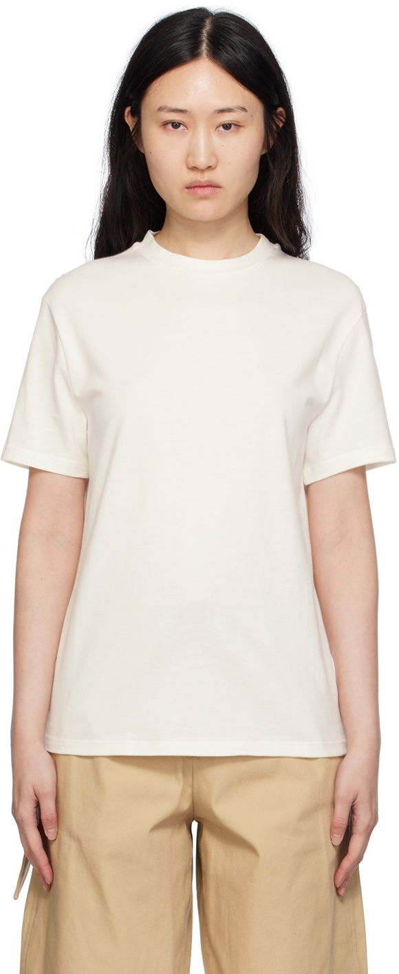 T-shirt Jil Sander Oversized T-Shirt Hvid | J03GC0129_J46219, 0
