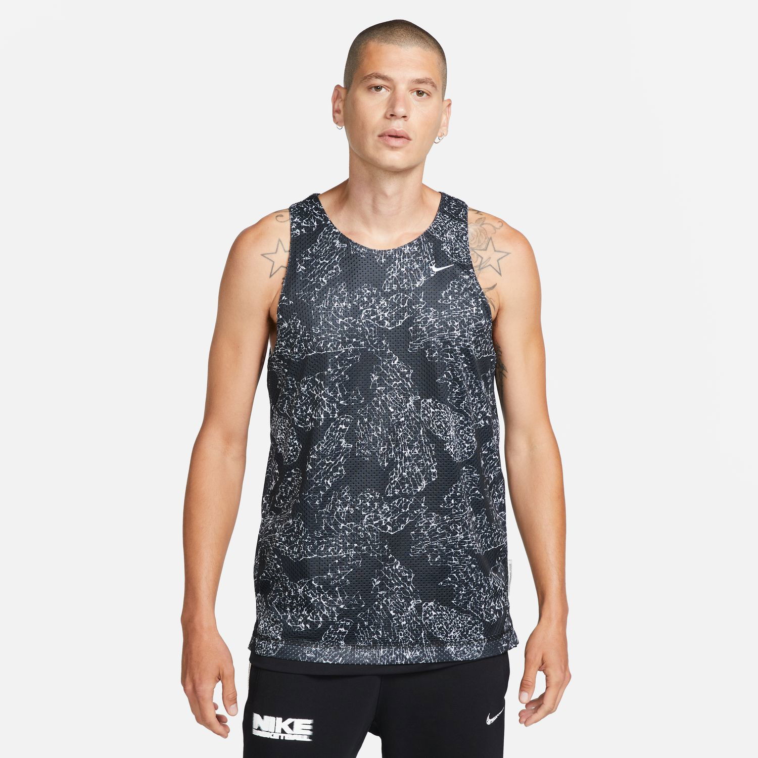 Jersey Nike Dri-FIT Standard Issue Reversible Basketball Jersey Black Sort | FB7055-010, 1