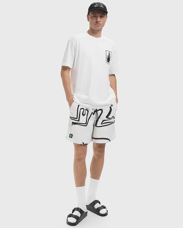 Badetøj By Parra Yoga Walks Swim Shorts Hvid | 53445, 1