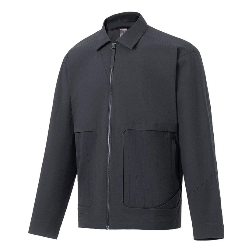 Skjorte Li-Ning Jackie Chan Kung Fu Jacket Sort | AFDT109-3