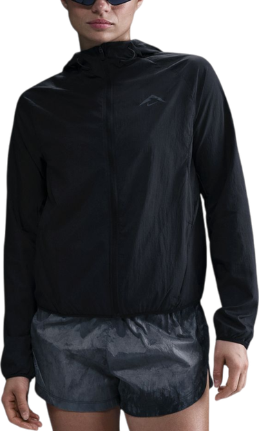 Vindjakke Nike Nike Trail Hooded Jacket Sort | hj2250-010, 0