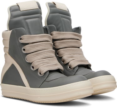 Sneakers og sko Rick Owens Concordians Jumbolace Geobasket Grå | RU02E1898 LCOW2, 3