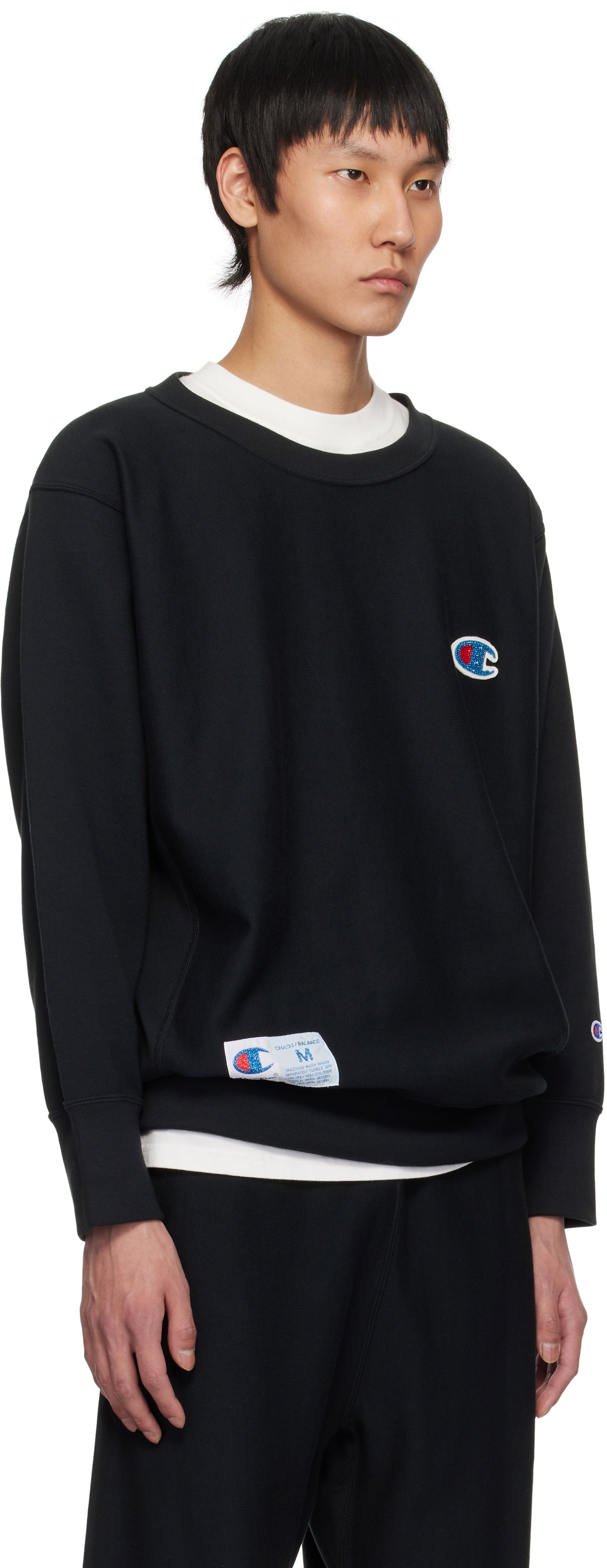Sweater UNDERCOVER Champion Edition Sweatshirt by Undercover Sort | UC1E4809-1, 1