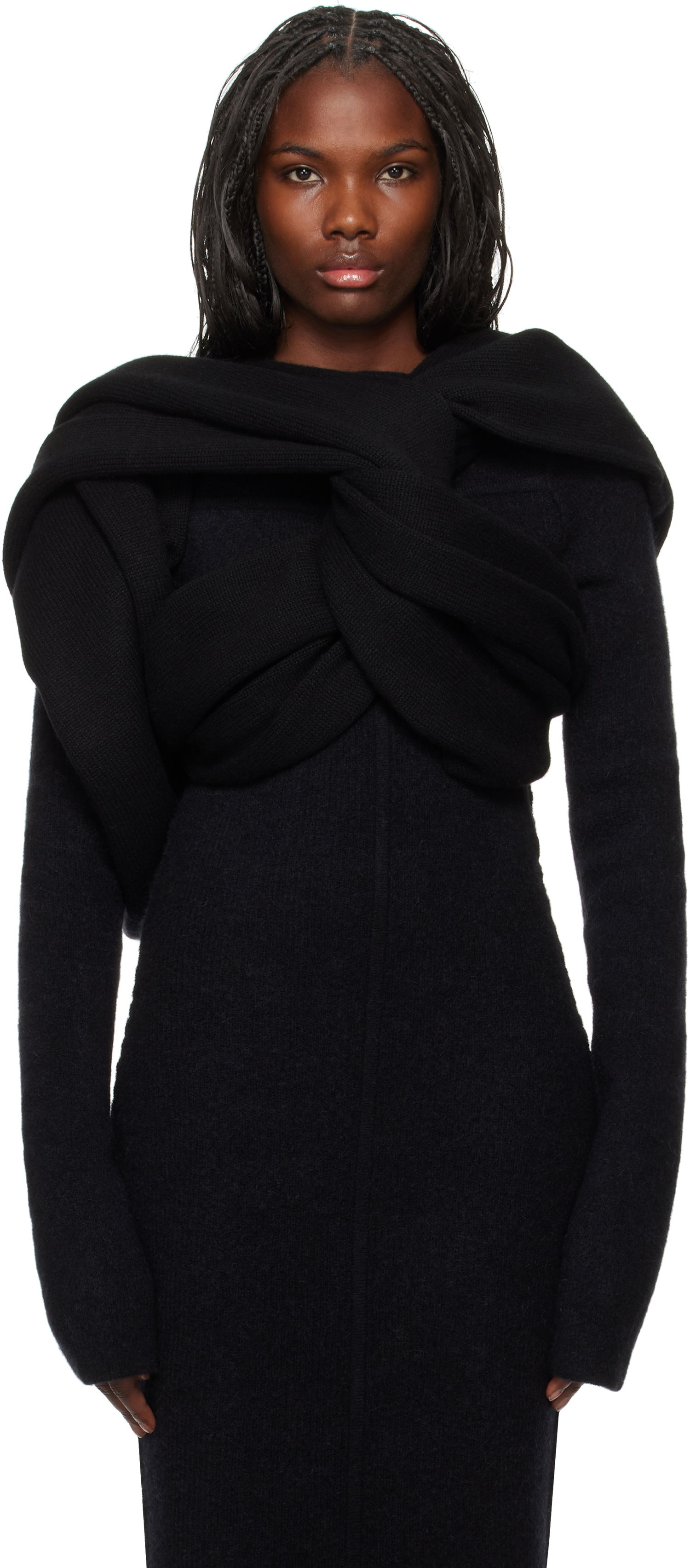 Tanktop Rick Owens Porterville Triple Donut Tank Top Sort | RO02D3664 KLWS, 0