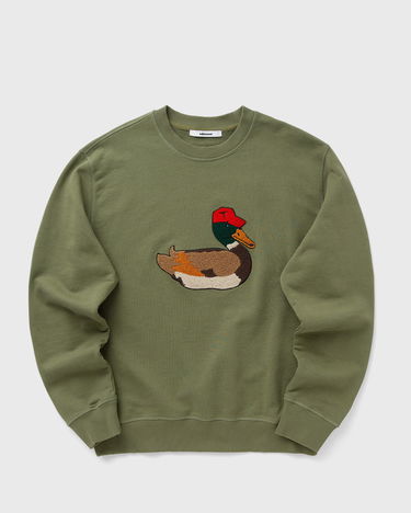 Sweatshirt Edmmond Studios Duck Hunt Sweatshirt Grøn | 325-40-01680, 2