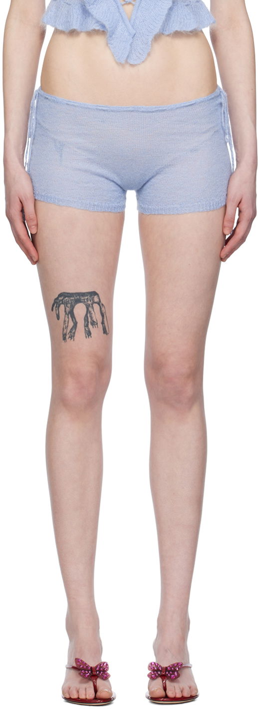 Shorts GUIZIO Guizio Drawstring Shorts Blå | S24607S018