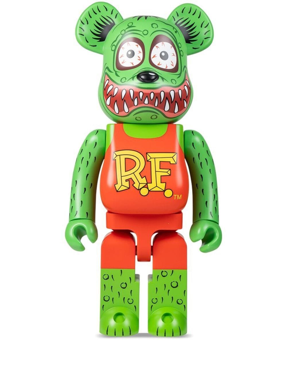 Collectible Medicom Toy Rat Fink BE@RBRICK figure - Green Grøn | MEDI011319618760, 0