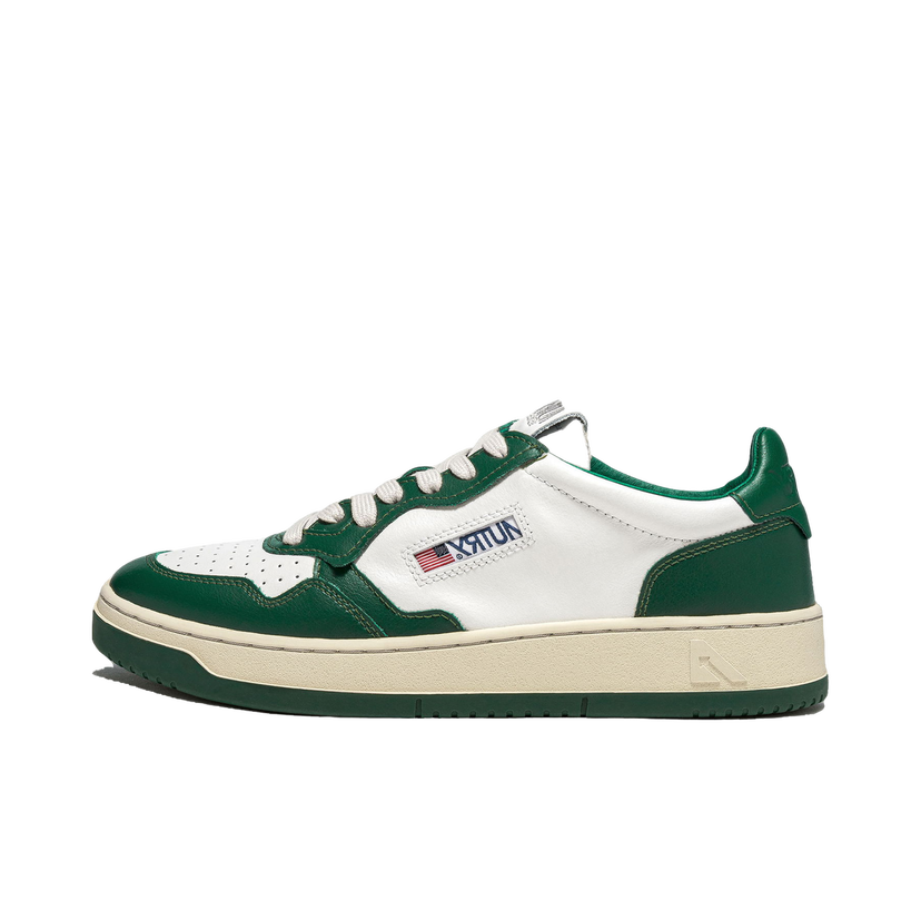 Sneakers og sko Autry Medalist Leather Low Hvid | AULM-WB03 / AULM-WB11