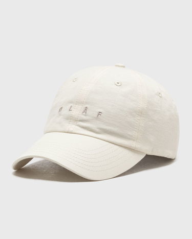 Kasket ØLÅF O L Å F Embroidered Cotton Linen Cap Beige | A210802-OFFWHITE, 1