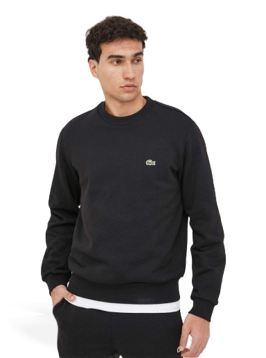 Sweatshirt Lacoste Organic Cotton Sweatshirt Sort | SH9608