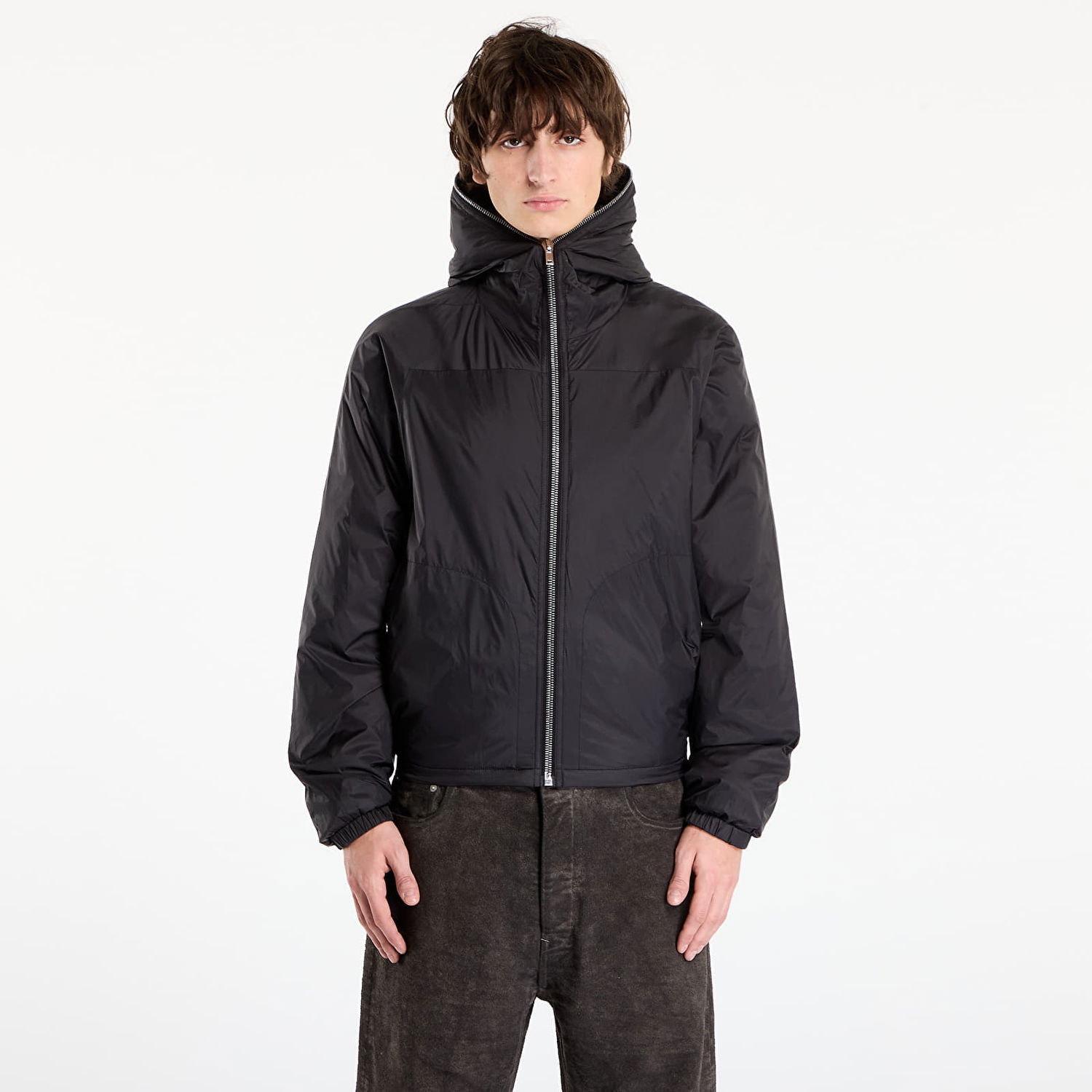 Vindjakke Rick Owens Rick Owens DRKSHDW Sealed Windbreaker Sort | DU02E7770 NP 09, 0
