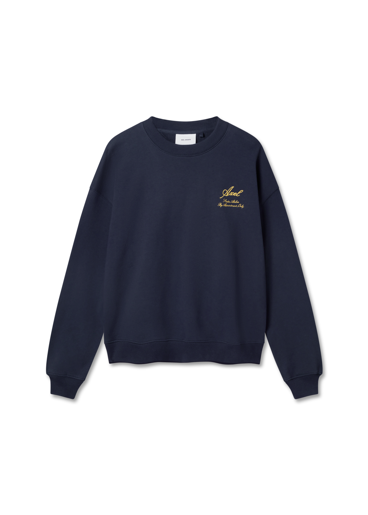 Sweatshirt AXEL ARIGATO Navy Blue Embroidered Sweatshirt Blå | A3000002, 1