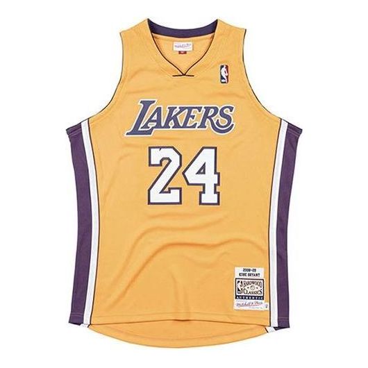 Tanktop Mitchell & Ness Mitchell & Ness NBA Los Angeles Lakers Finals Road Jersey Gul | BA688C-LAL-D-JHK