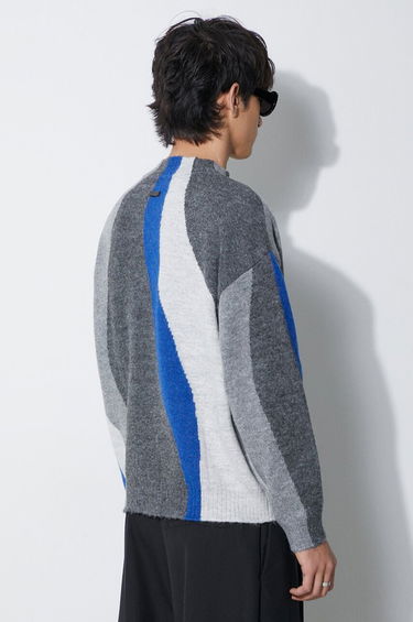 Sweater ADER ERROR Batia Knit Mock Neck Sweater Grå | BMADFWKT0301, 2