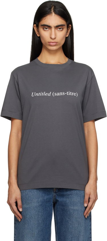 T-shirt Études Études Untitled Regular Fit T-Shirt Grå | H24MMTSH121-95, 0