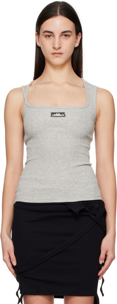 Tanktop Ottolinger Ottolinger Square Neck Tank Top Grå | 10410100402, 0