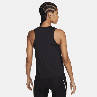 Tanktop Nike ONE SWSH HBR TANK TOP Sort | fn2606-010, 2
