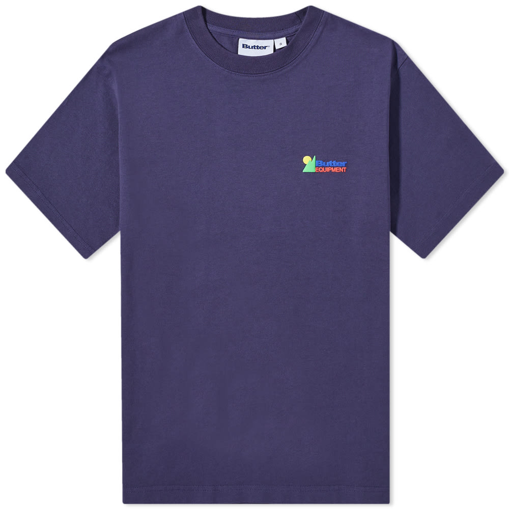 T-shirt Butter Goods Equipment Pigment Dye Tee Mørkeblå | BGQ2220047-DNM, 0