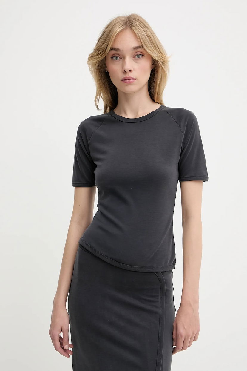 T-shirt Samsoe Samsoe Samsoe Samsoe SASUS T-Shirt Sort | F25200040