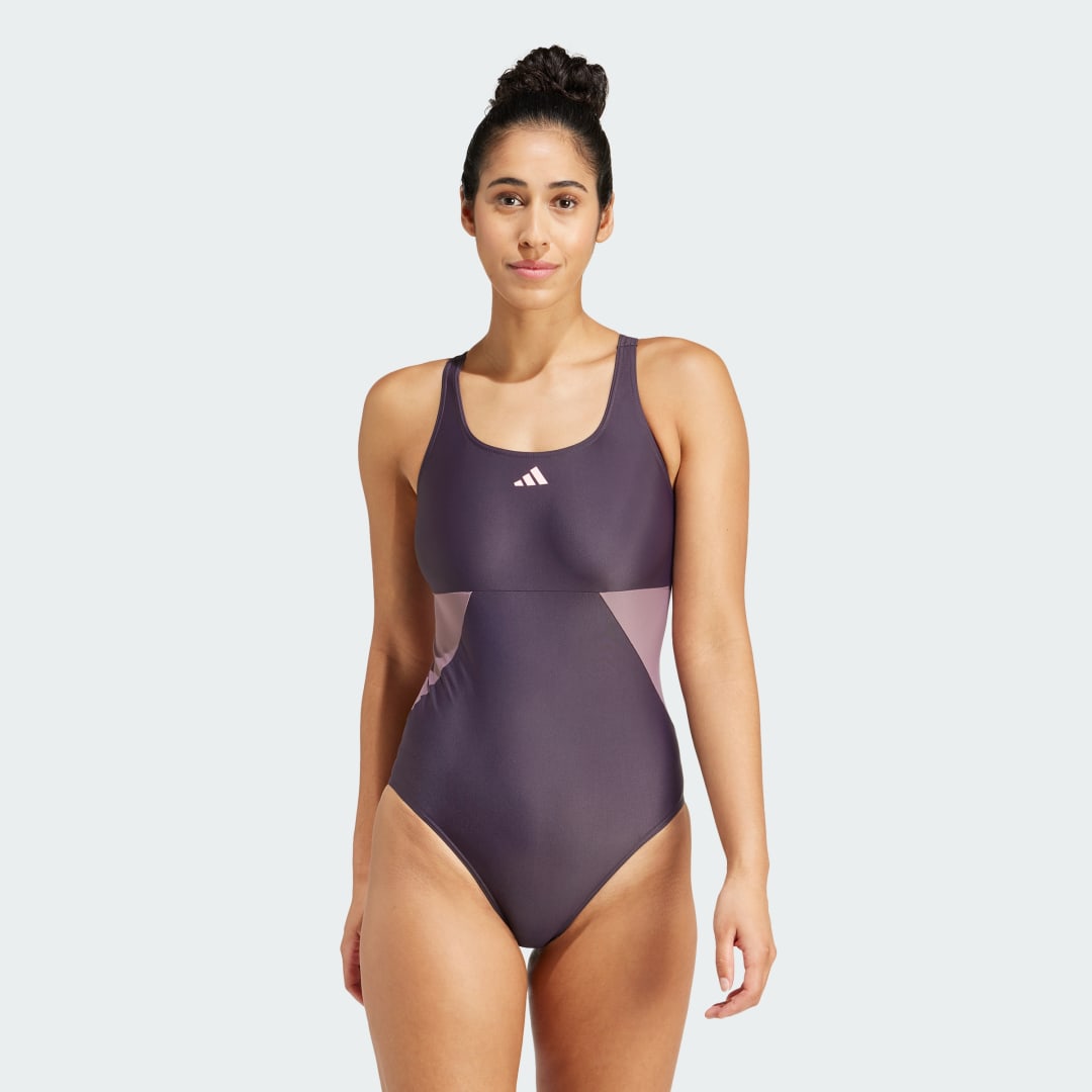 Badetøj adidas Performance Colorblock C-Back Lilla | IW6025, 0