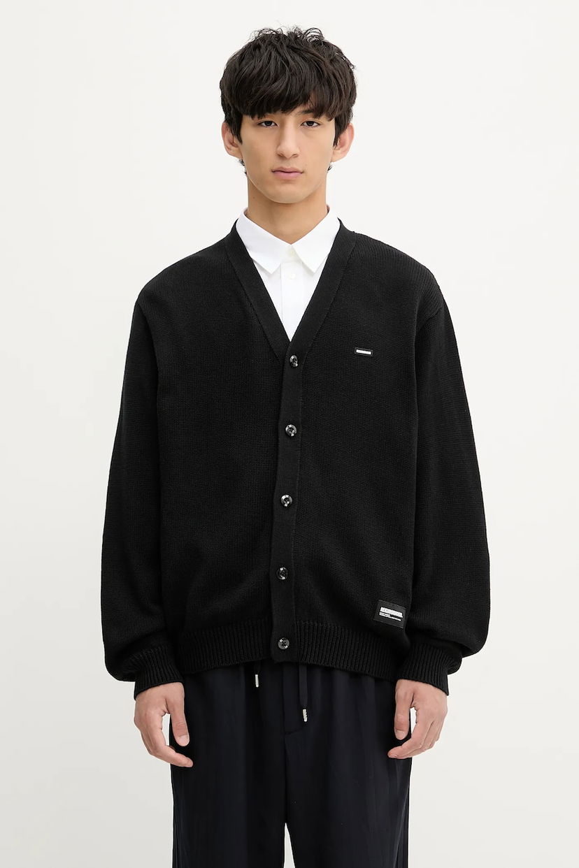 Sweater Neighborhood NEIGHBORHOOD Plain Cardigan Sort | 251FUNH.KNM01