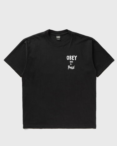 T-shirt OBEY Posse Print T-Shirt Sort | 166913915-VBL, 0