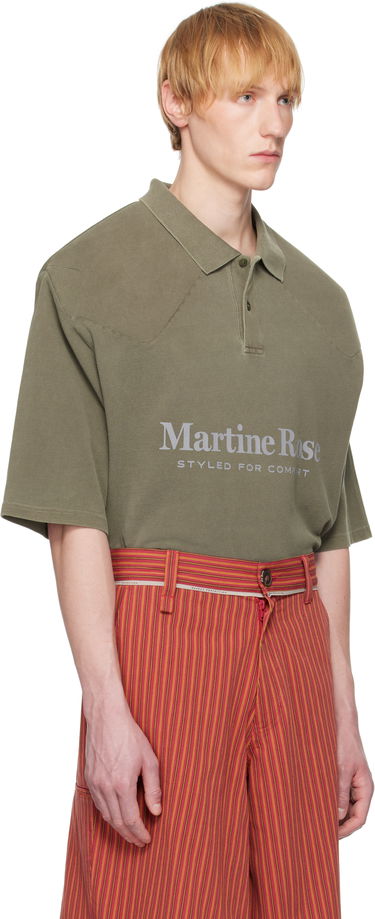 Polo skjorte Martine Rose Martine Rose Padded Polo Grøn | 654JE02411L, 1
