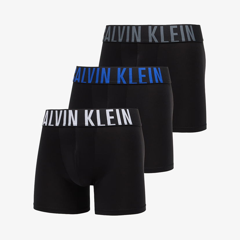 Boksere CALVIN KLEIN Calvin Klein Intense Power Microfiber Stretch Boxer Brief 3-Pack Sort | 000NB3612A ZDH