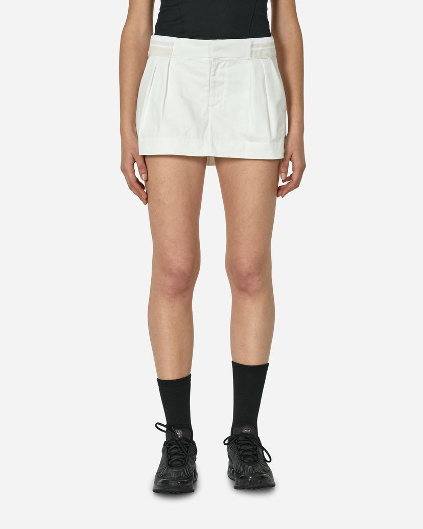 Nederdel Nike Low-Rise Canvas Mini Skirt Summit White Hvid | FN2237-121