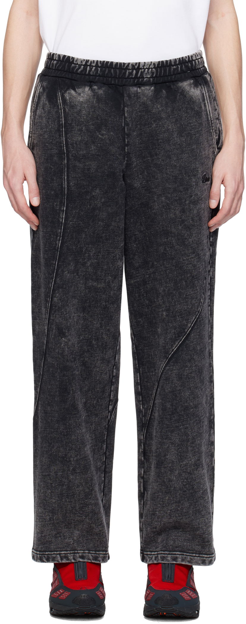 Joggingbukser Dime Dime Cyclone French Terry Sweatpants Sort | DIMESP2513BLK