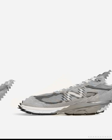 Sneakers og sko New Balance 990v4 Made in USA Grey Silver Grå | U990GR4, 0