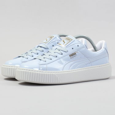 Sneakers og sko Puma Basket Platform Patent Wn's oatmeal - oatmeal Blå | 363314 02, 0
